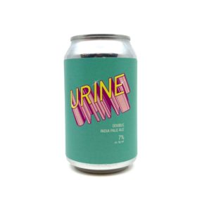 urine double pale ale can